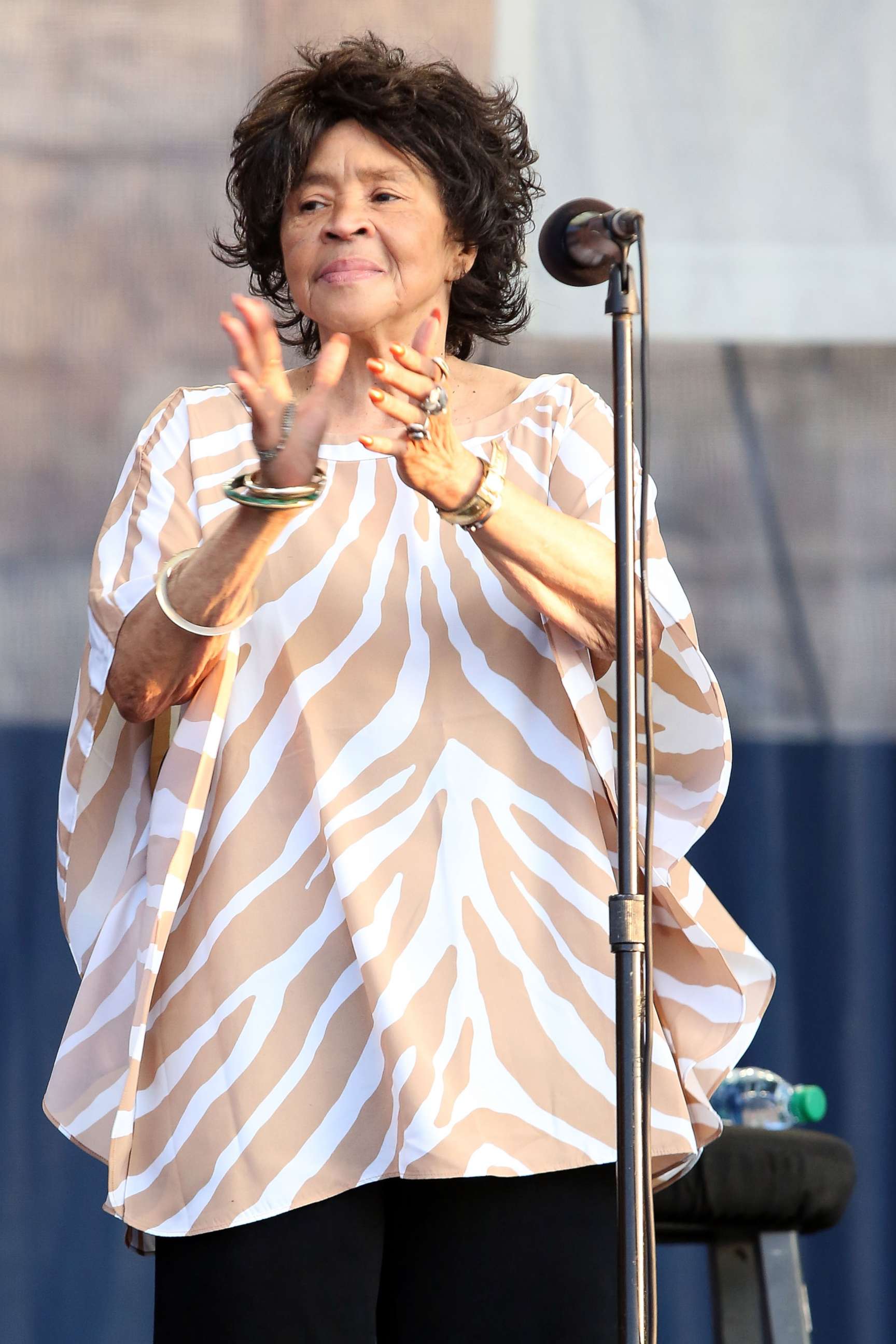 PHOTO: Yvonne Staples performs during the 2014 Newport Folk Festival at Fort Adams State Park on July 27, 2014 in Newport, Rhode Island. 