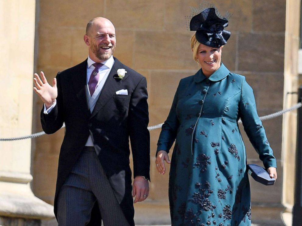 PHOTO: Zara Phillips and Mike Tindall arrive for the wedding of Prince Harry and Meghan Markle, May 19, 2018, in Windsor, England.
