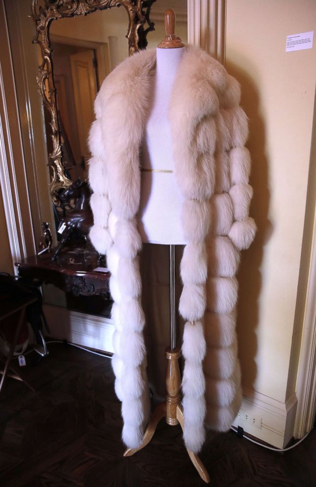 PHOTO: A fur coat belonging to the late Hungarian-American actress Zsa Zsa Gabor is displayed at the 'Hello Dal-ling: The Estate of Zsa Zsa Gabor' auction by Heritage Auctions at the actress' residence in Bel Air, Calif., April 12, 2018.