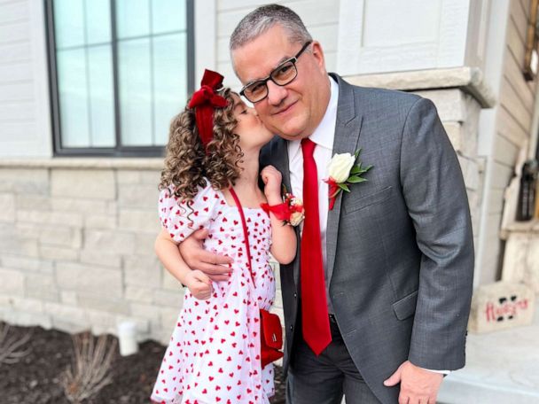 Father Force Her Daughter Xxx Video - Girl takes grandpa to daddy-daughter dance - Good Morning America