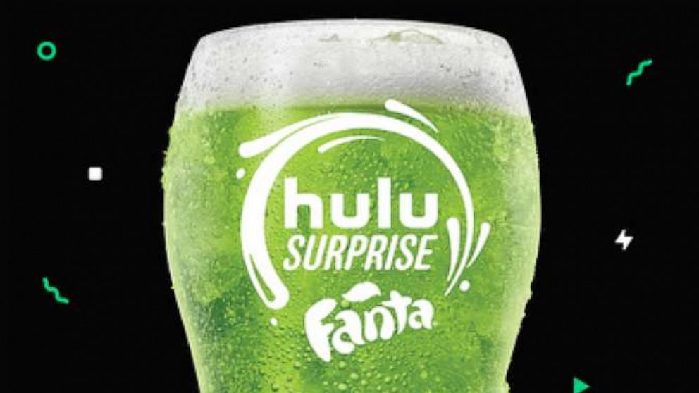 PHOTO: Coca-Cola unveiled a new Hulu Fanta Surprise flavor of sweet lime and ginger for Hulu's 15th-anniversary celebration.