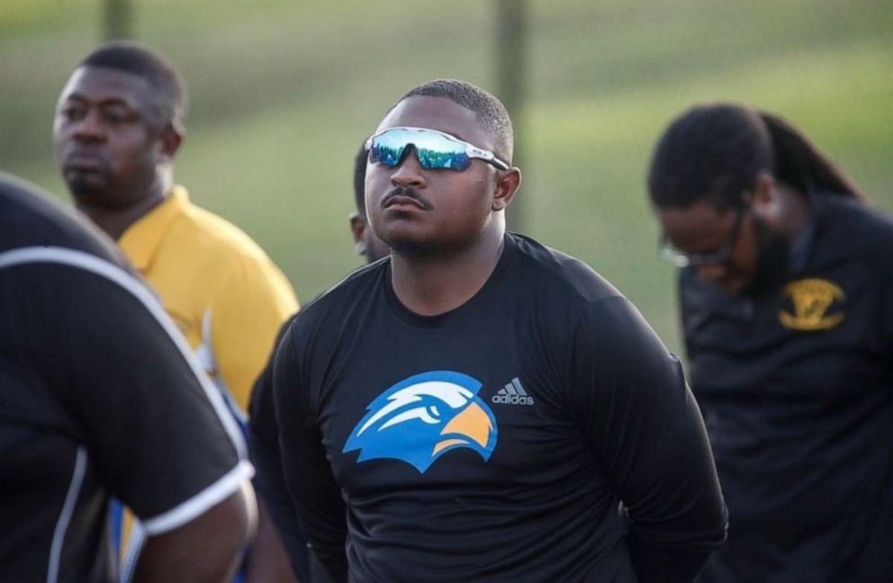 PHOTO: Rod McKee is a high school football coach at Wingfield High School in south Jackson, Mississippi.