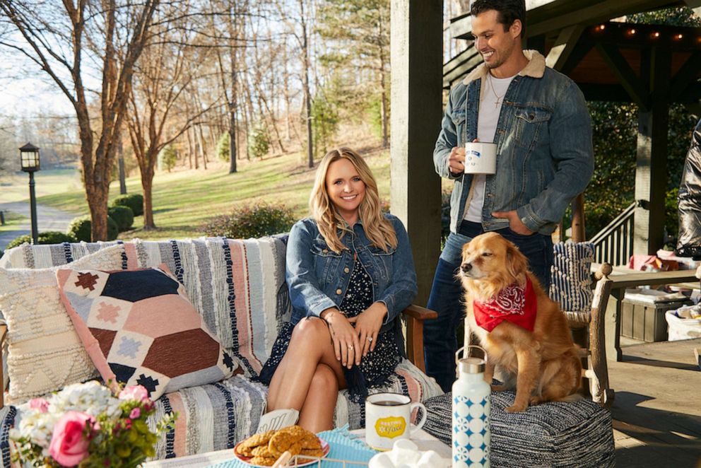 PHOTO: Miranda Lambert poses for a photo for her new cookbook, "Y'all Eat Yet?" with her husband Brendan McLoughlin.