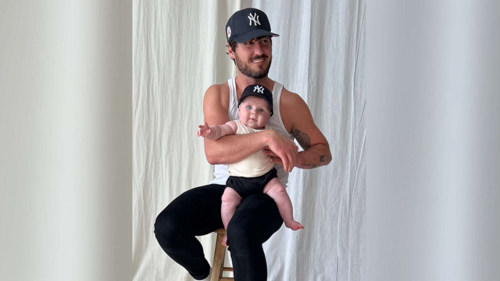 PHOTO: Val Chmerkovskiy smiles in a photo with son, Rome Valentin Chmerkovskiy.