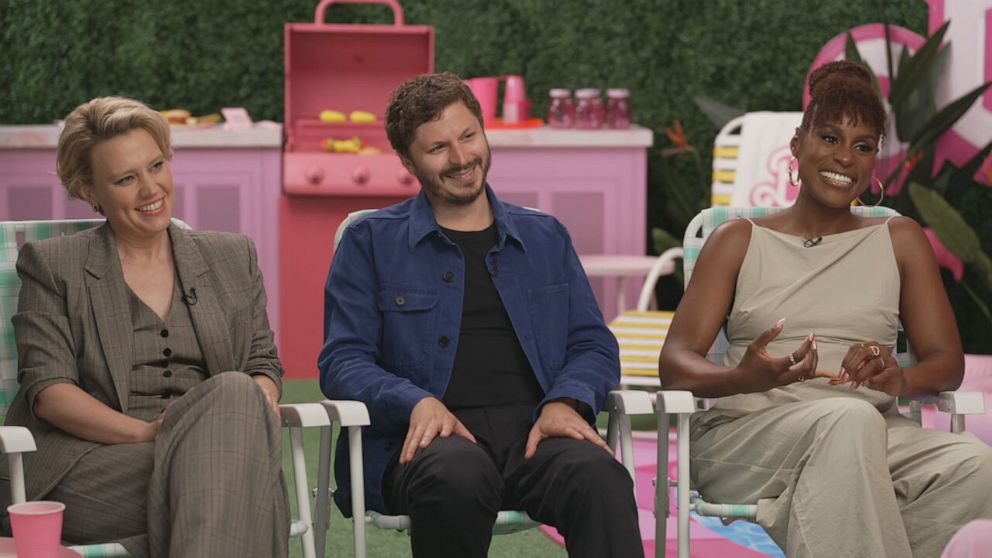 PHOTO: Kate McKinnon, Michael Cera and Issa Rae appear in this still from a taped interview for ABC News.