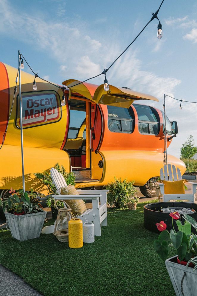 PHOTO: A look at the accommodations for the Oscar Mayer Wienermobile which will be available to book on Airbnb beginning Wednesday July, 24.