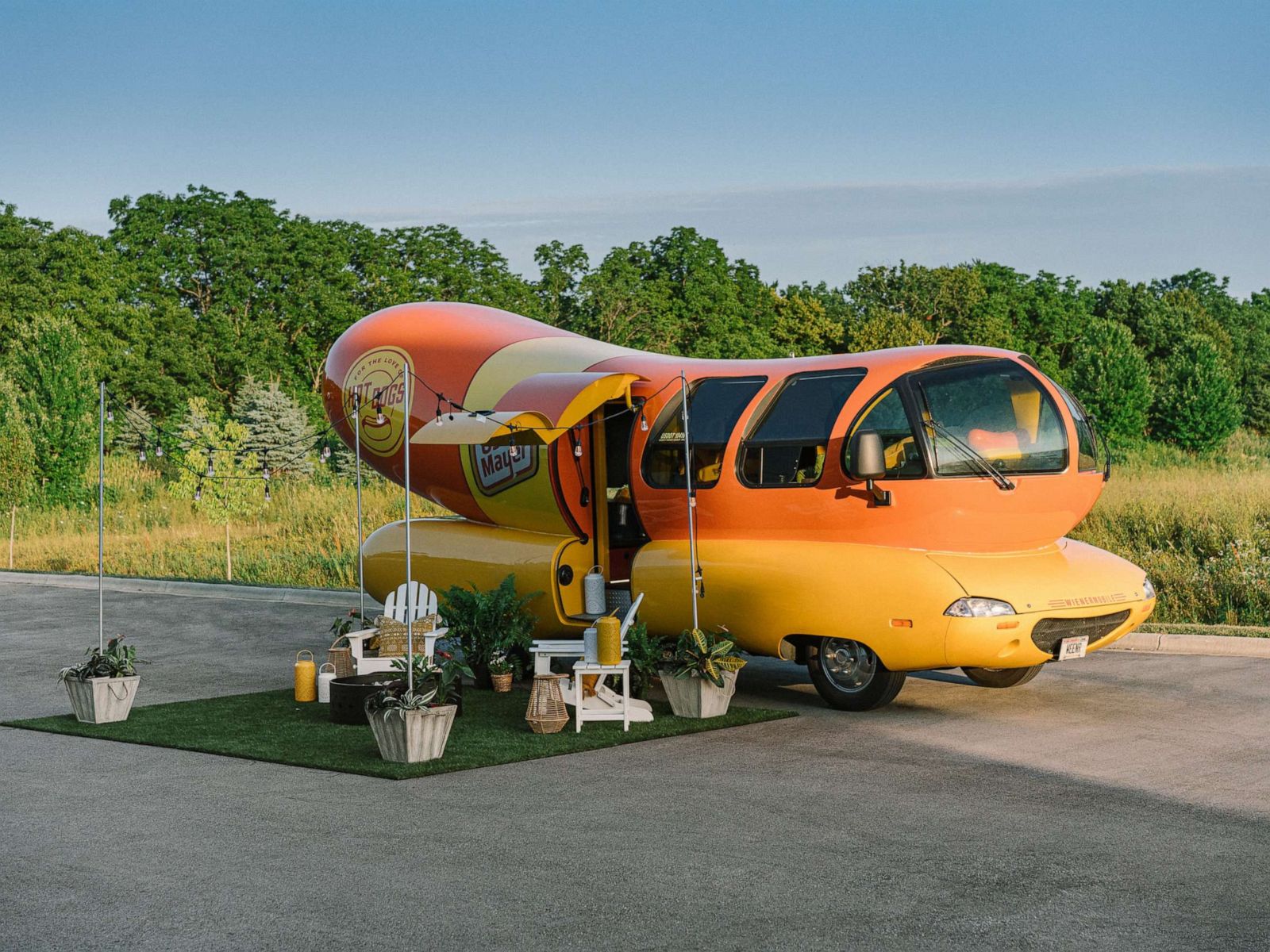 PHOTO: A look at the Oscar Mayer Wienermobile which will be available to book on Airbnb beginning Wednesday July, 24.