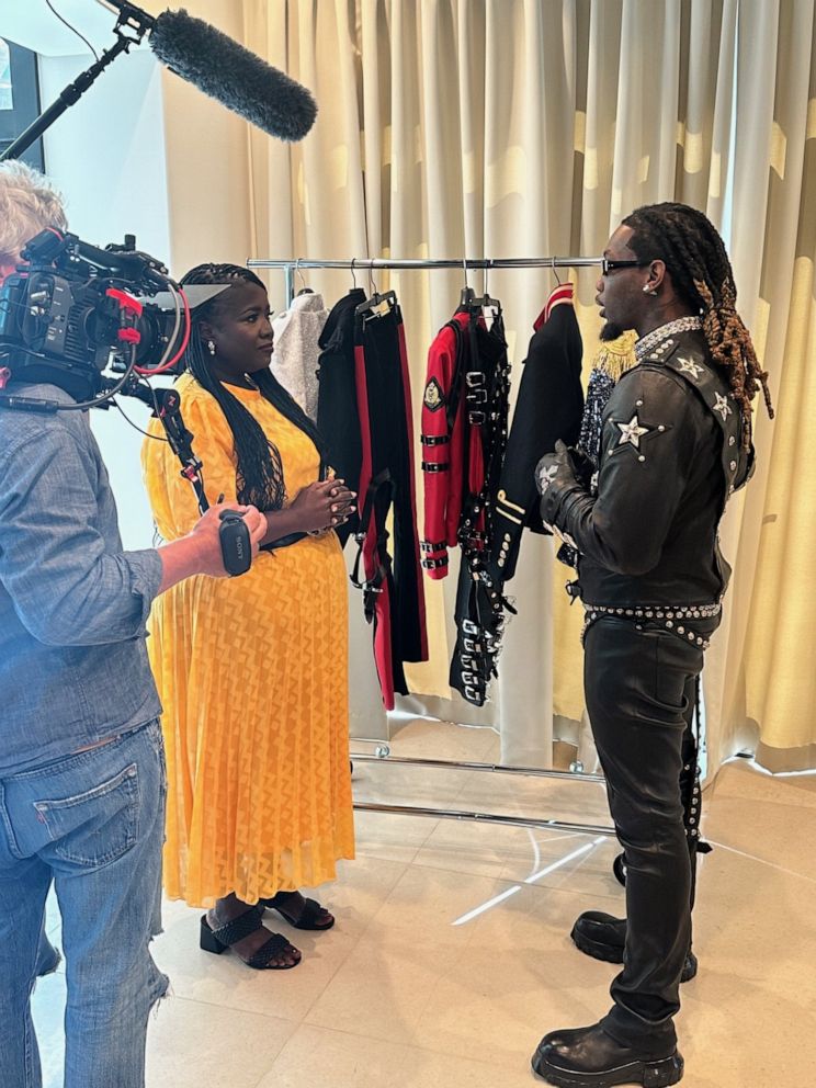 PHOTO: Offset shows off his Michael Jackson inspired wardrobe.