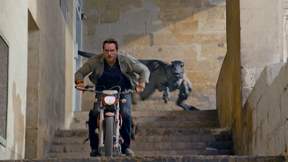 PHOTO: Chris Pratt is pictured in a scene from Universal's "Jurassic World: Dominion," debuting in theaters in June, 2022.