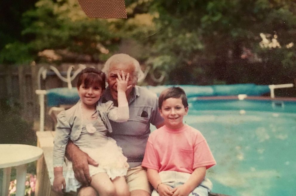 PHOTO: Peter Zagara of Toms River, New Jersey poses with his grandkids, Stefanie and PJ Franovic in an undated photo.