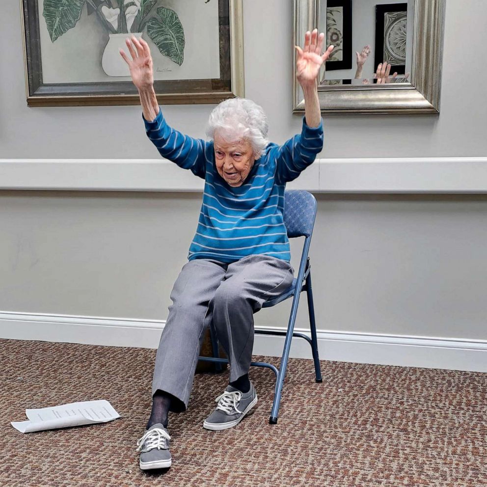 VIDEO: 102-year-old fitness instructor shares workout advice 