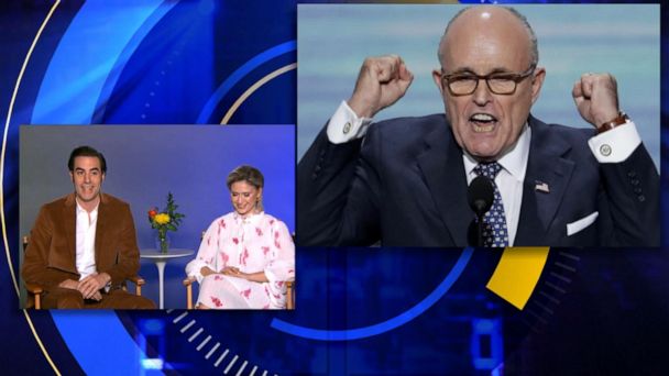 Video Sacha Baron Cohen Responds To Rudy Giuliani S Claims About Borat Scene Abc News