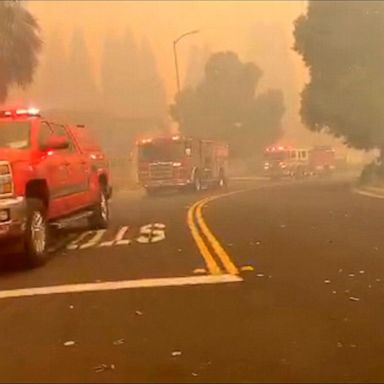 VIDEO: Fire crews battle raging infernos in California 