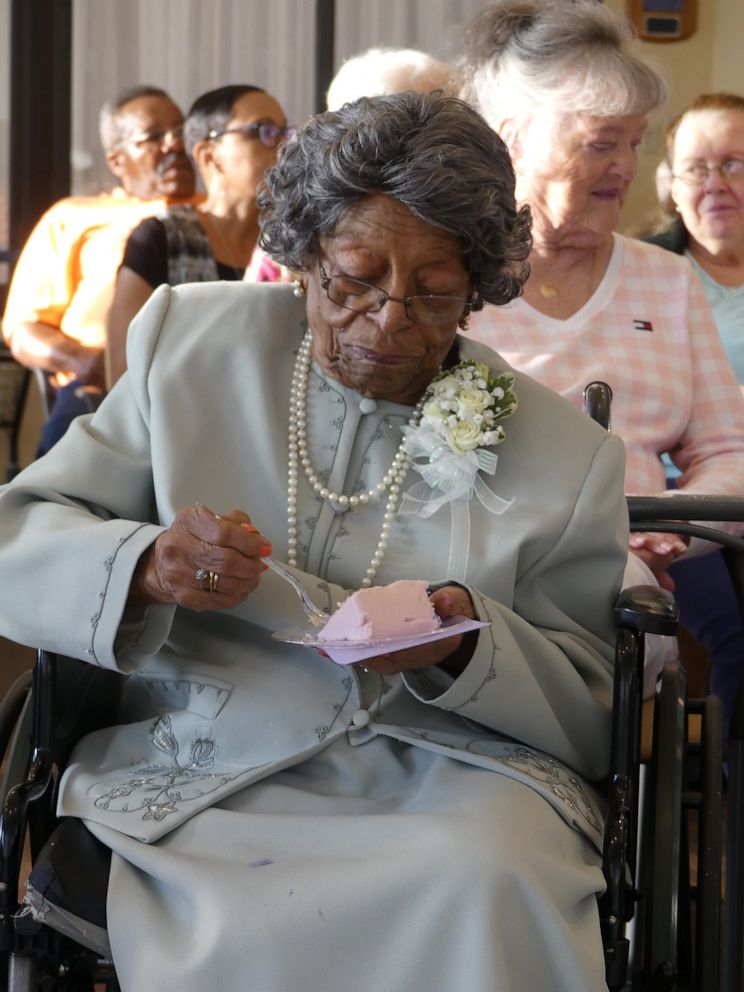 PHOTO: A retirement home is asking for 106 birthday cards to be mailed to one of their centenarians in celebration of her 106th birthday. Venus Tucker, a resident of Our Lady of the Valley in Roanoke, Virginia, was born Aug. 13, 1914.