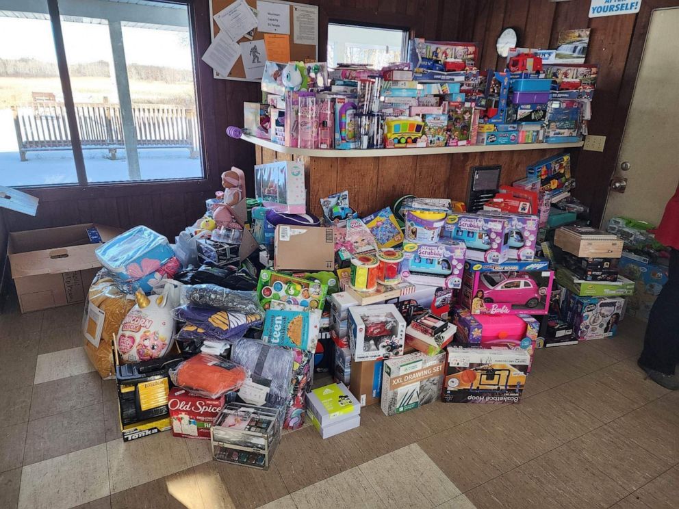 PHOTO: According to Jonathan, he bought about 600 gifts this year that totaled about $11,300.