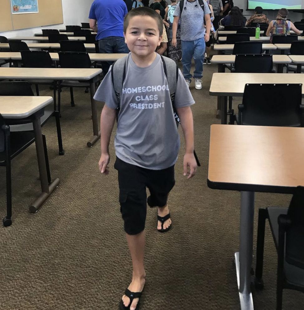 PHOTO: Jack Rico, 13, is verified as the youngest graduate in the 107-year history of Fullerton College in Fullerton, California, which was established was established in 1913. Jack will begin studying history at University of Nevada.