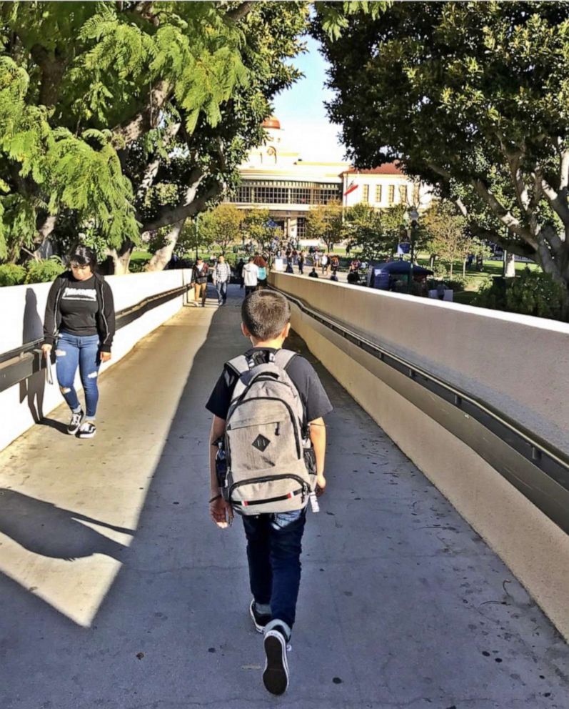 PHOTO: Jack Rico, 13, is verified as the youngest graduate in the 107-year history of Fullerton College in Fullerton, California, which was established was established in 1913.