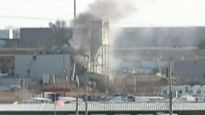 VIDEO: Investigators dont know what caused the sudden explosion at feed processing plant.