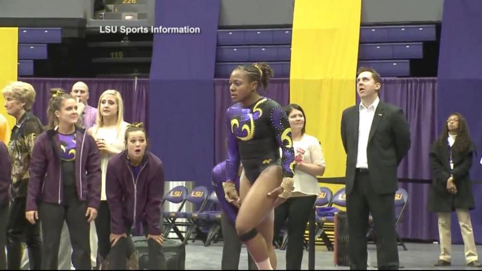 Lsu Gymnast Goes Viral With Perfect 10 Performance