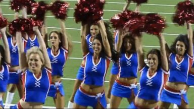 VIDEO: Buffalo Bills cheerleaders file a lawsuit claiming they were paid less than minimum wage.