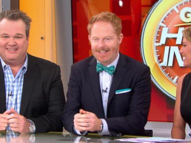 VIDEO: Jesse Tyler Ferguson and Eric Stonestreet share a look at Mitchell and Cam's wedding.