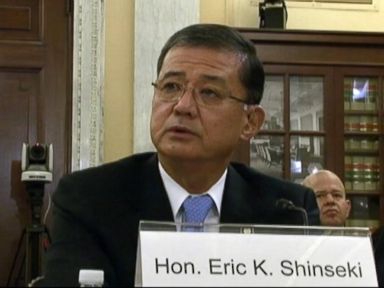 VIDEO: Eric Shinseki is called to Capitol Hill about allegations that VA hospitals made patients wait too long for care.