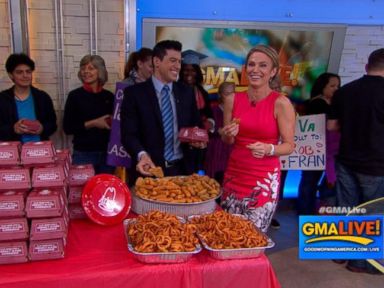 VIDEO: Gio Benitez and Amy Robach get ready for barbecue season with Arby's.