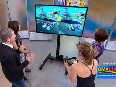 VIDEO: Ginger Zee, Mara Schiavocampo and Rebecca Jarvis play some Mario Kart on the Wii U.