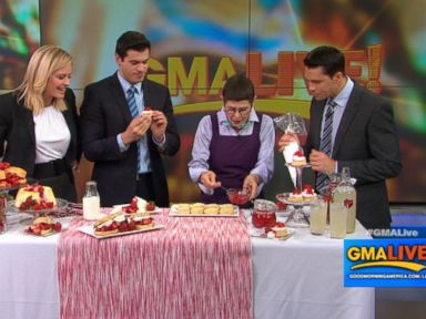 VIDEO: Dorie Greenspan treats the "GMA" team to strawberry shortcakes and lemonade.