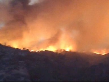 VIDEO: The blaze has burned through over 3 square miles of land in and around Sequoia National Forest.