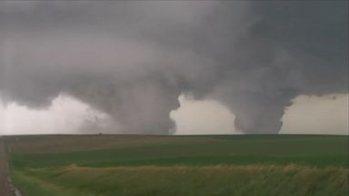 Stanton Nebraska Tornado: Incredible Moment a Twin Tornado Survivor Is ...