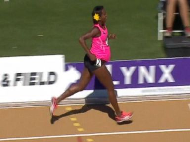 VIDEO: Pregnant Olympian Runs at US Championship