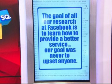 VIDEO: The social networking site attempted to manipulate the emotions of almost 700,000 users without their knowledge.