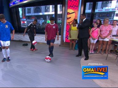 VIDEO: NYC soccer superstars show off their skills on "GMA LIVE!"