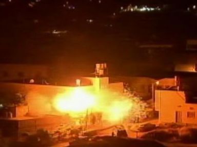 VIDEO: Israelis bombed a compound in Gaza belonging to the Palestinian militant group Hamas. 