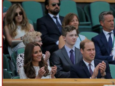 VIDEO: Will and Kate Cheer on Andy Murray at Wimbledon