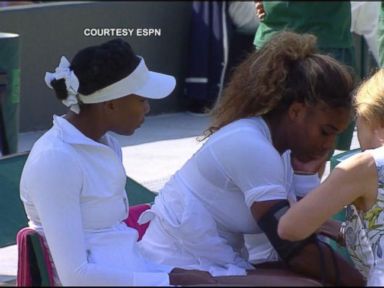 VIDEO: Serena Williams Health Scare During Wimbledon Doubles Match