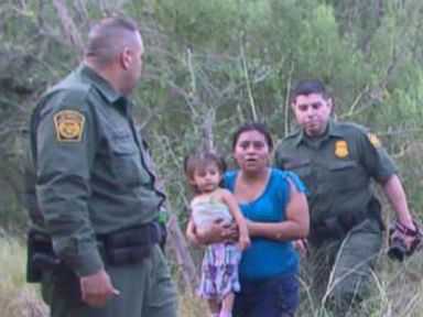 VIDEO: Border Patrol struggles to round up the flood of people trying to escape violence in Central America.