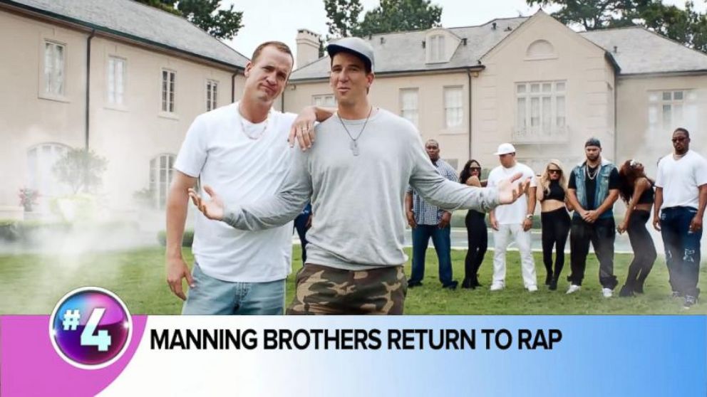 Eli, Peyton Manning rapping in new TV ad