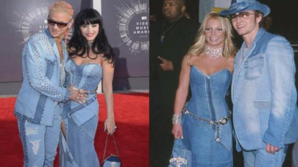 Video Britney Spears Reacts to Katy Perry's Throwback Denim Dress - ABC ...