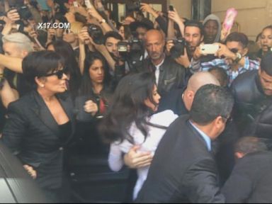 VIDEO: Kardashian is the latest victim of celeb prankster Vitalii Sediuk's red carpet antics.