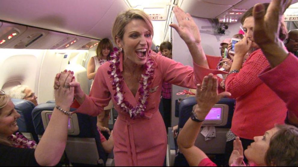 Delta airlines kids plane shaped pink backpack breast cancer awareness