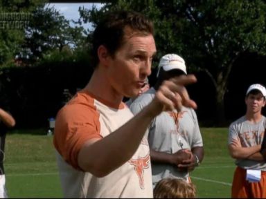 VIDEO: Matthew McConaughey Inspires University of Texas Football Team