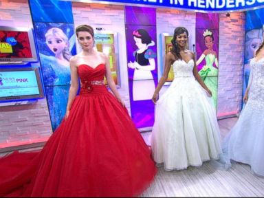 VIDEO: Sneak Peek of the Disney Princess Wedding Dress Line