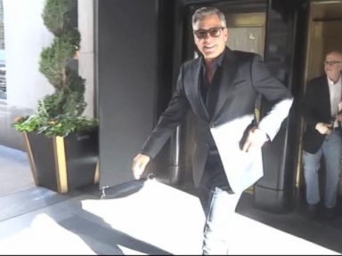 VIDEO: Newlywed George Clooney Surprises Comic Con Fans