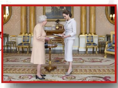 VIDEO: Queen of England Makes Angelina Jolie a Honorary Dame