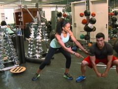 'GMA' 'Work Out While You Watch' With Latreal Mitchell