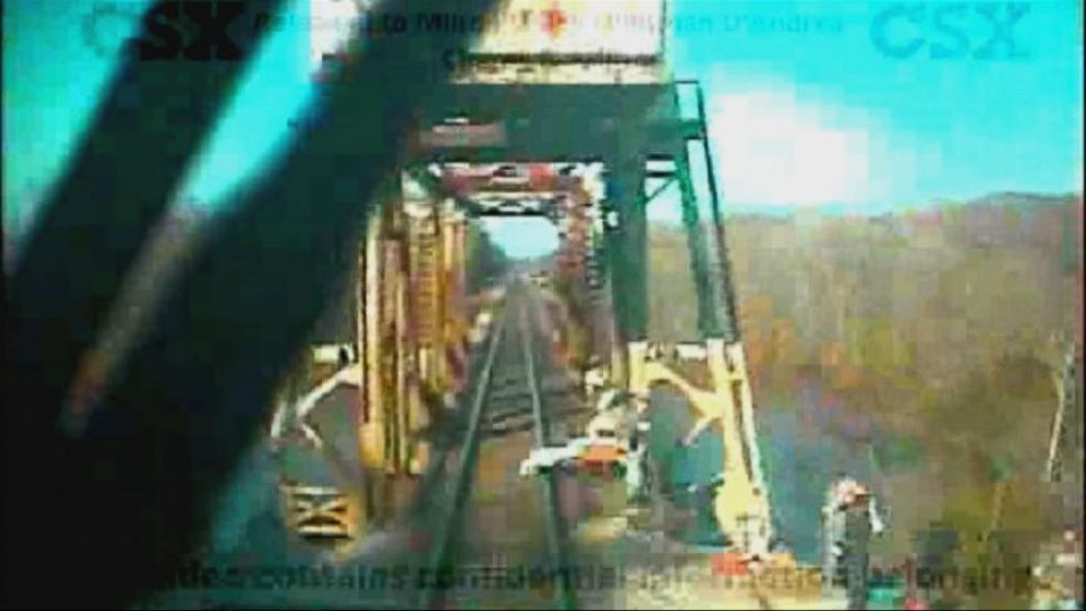 Train's Surveillance Video of Fatal Film Crash Surfaces Video - ABC News