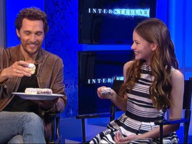 VIDEO: Matthew McConaughey and MacKenzie Foy Discuss 'Interstellar'