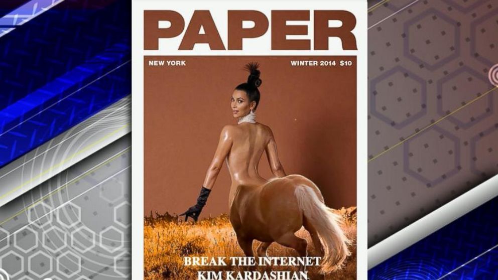 992px x 558px - Kim Kardashian's History With Showing Nudity in Magazines - ABC News